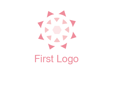 diamond in circular jewelry logo