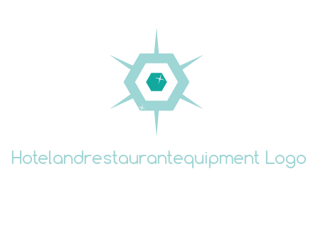 hexagon gemstones jewelry logo