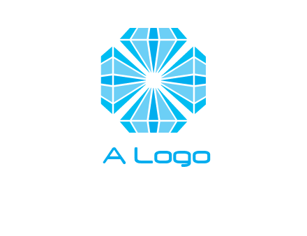 diamonds in square jewelry logo