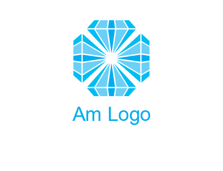 diamonds in square jewelry logo