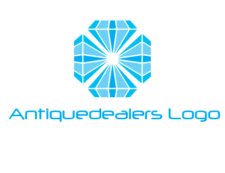 diamonds in square jewelry logo