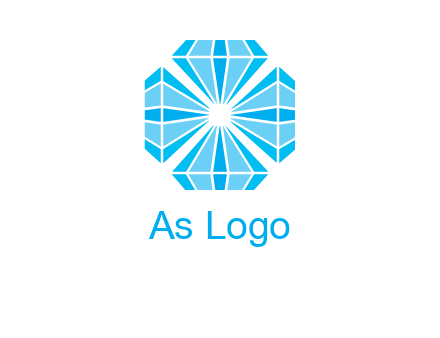 diamonds in square jewelry logo
