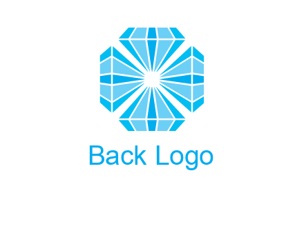 diamonds in square jewelry logo