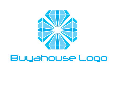 diamonds in square jewelry logo
