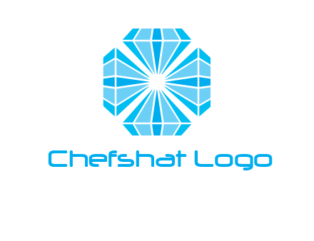 diamonds in square jewelry logo