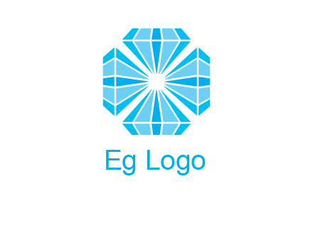 diamonds in square jewelry logo