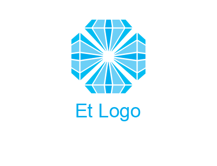 diamonds in square jewelry logo
