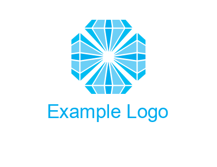 diamonds in square jewelry logo