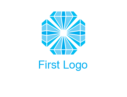 diamonds in square jewelry logo