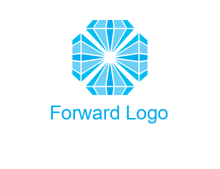 diamonds in square jewelry logo