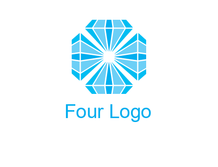 diamonds in square jewelry logo