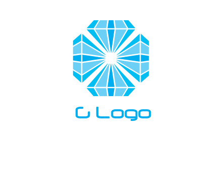 diamonds in square jewelry logo
