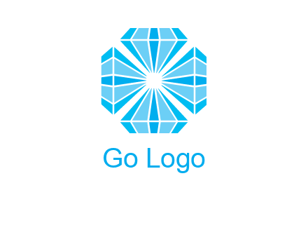 diamonds in square jewelry logo