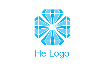 diamonds in square jewelry logo