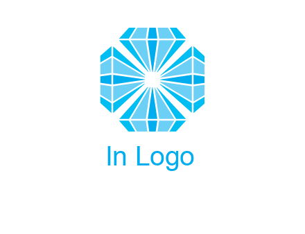 diamonds in square jewelry logo