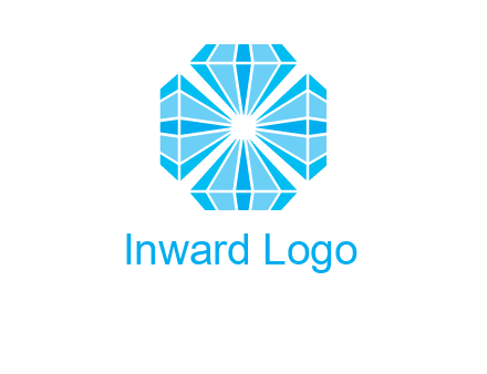 diamonds in square jewelry logo