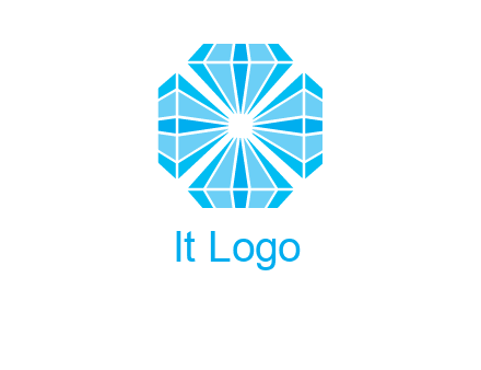 diamonds in square jewelry logo