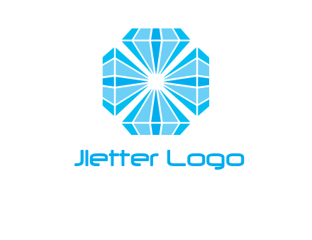 diamonds in square jewelry logo