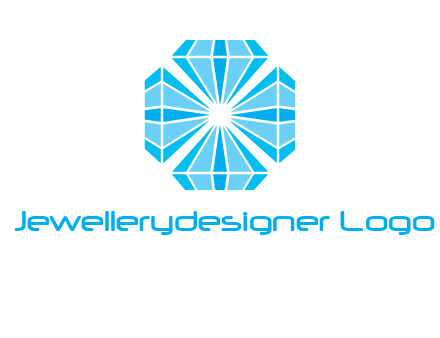 diamonds in square jewelry logo