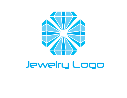 diamonds in square jewelry logo