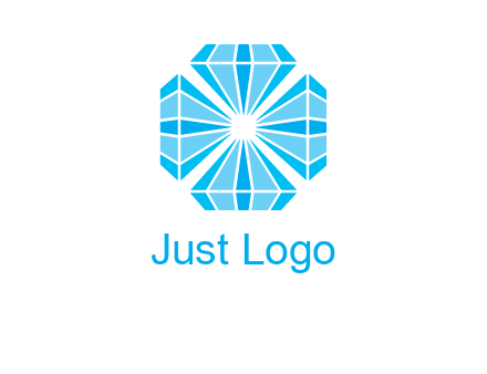 diamonds in square jewelry logo