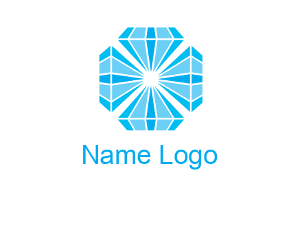 diamonds in square jewelry logo