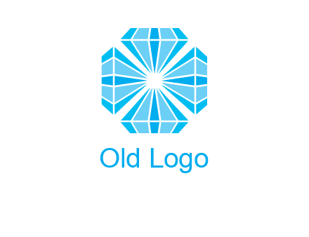 diamonds in square jewelry logo