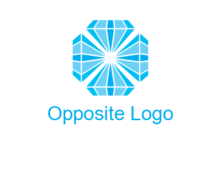 diamonds in square jewelry logo