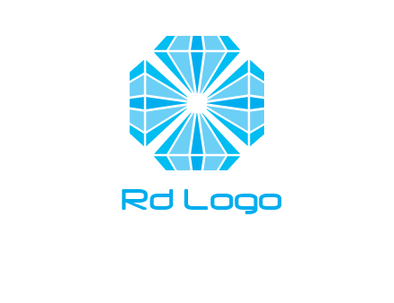 diamonds in square jewelry logo