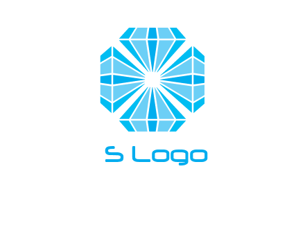 diamonds in square jewelry logo