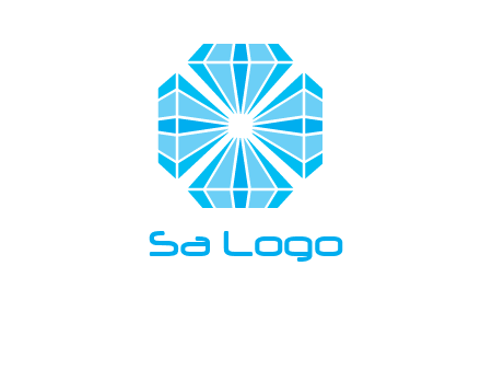 diamonds in square jewelry logo