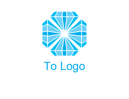 diamonds in square jewelry logo