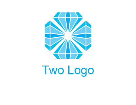 diamonds in square jewelry logo