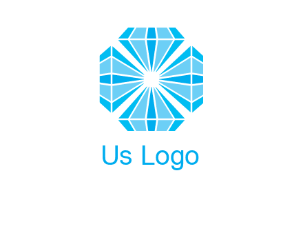 diamonds in square jewelry logo