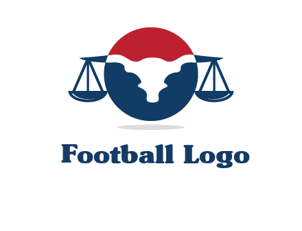 bull face scale law logo