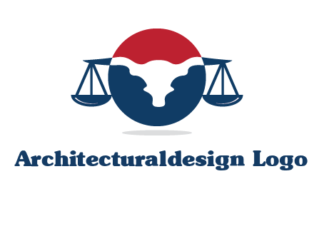 bull face scale law logo