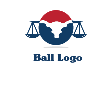 bull face scale law logo