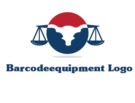 bull face scale law logo