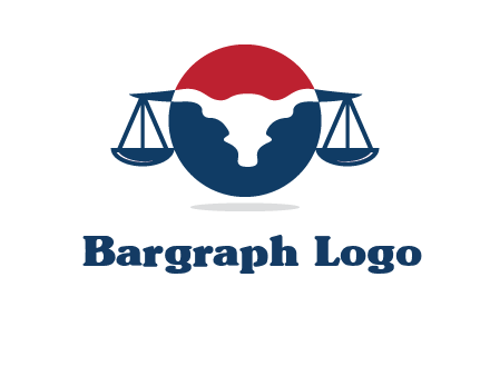 bull face scale law logo