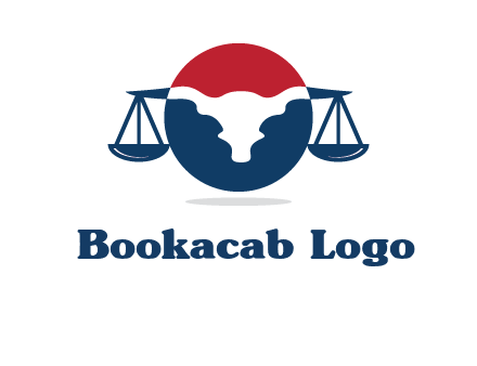 bull face scale law logo