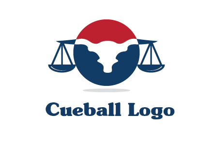 bull face scale law logo