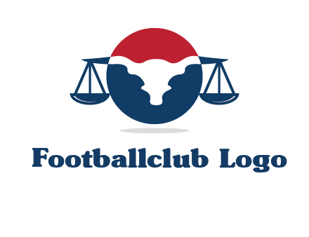 bull face scale law logo