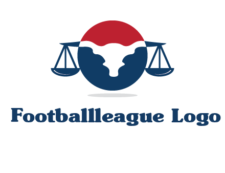 bull face scale law logo