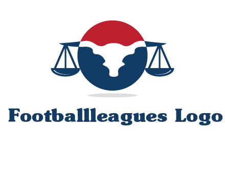 bull face scale law logo