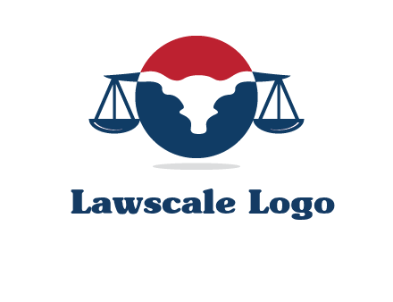 bull face scale law logo