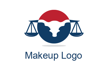 bull face scale law logo