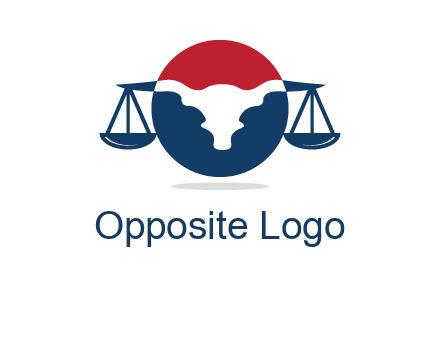 bull face scale law logo