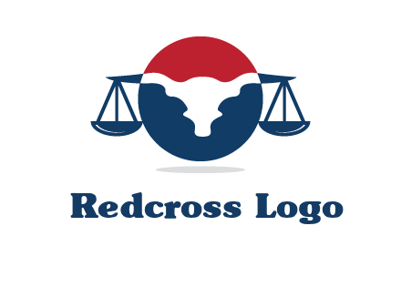 bull face scale law logo