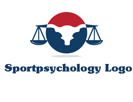 bull face scale law logo