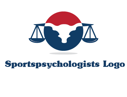 bull face scale law logo